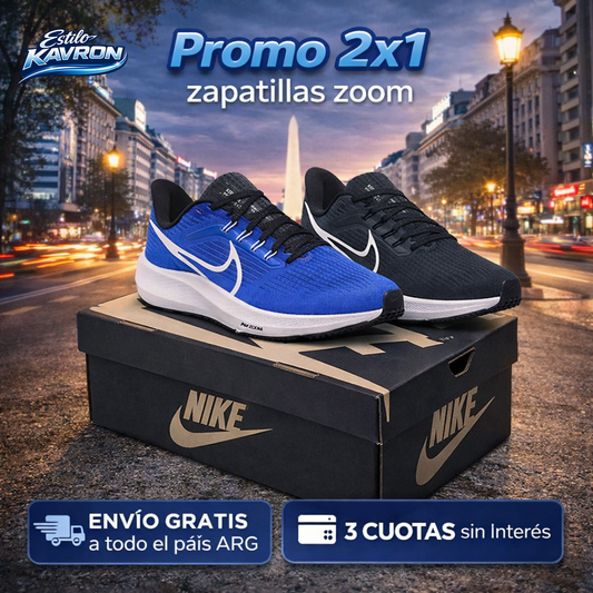 Oferta 2X1 zapatillas zoom